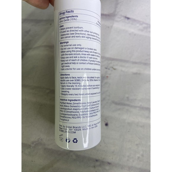 Sobel Skin Rx Plant Stem Cell Day Cream with Sunscreen SPF 30 1.7 oz 50ml NEW - Picture 5 of 8